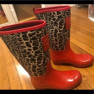 Coach rain boots